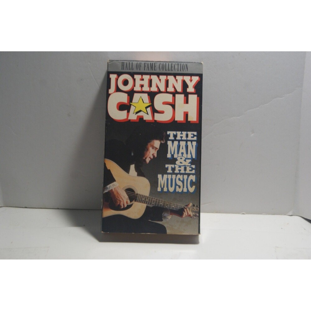 Johnny Cash VHS Tape VCR The Man The Music HOF Edition
